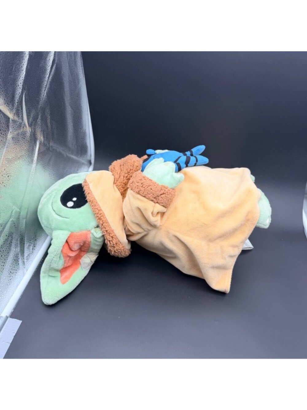 Star Wars The Child Baby Yoda Plush 16" w/ Frog Kohl’s Cares - Picture 5 of 10